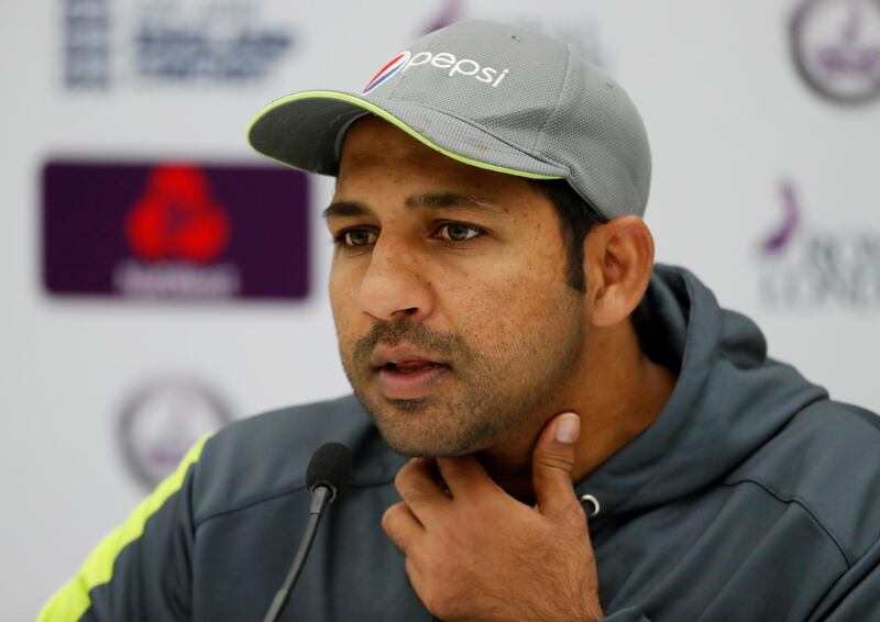 Cricket - Pakistan Press Conference - Kia Oval, London, Britain - May 7, 2019   Pakistan's Sarfraz Ahmed during a press conference   Action Images via Reuters/Paul Childs