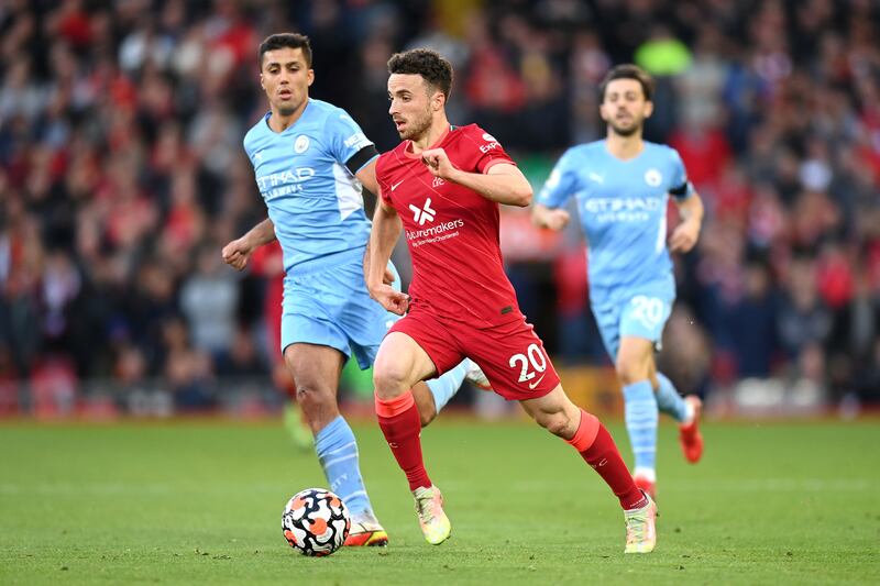 Diogo Jota - 5. The Portuguese laboured to get into the game and managed to test Ederson just once. Withdrawn in the 68th minute for Firmino. Getty Images