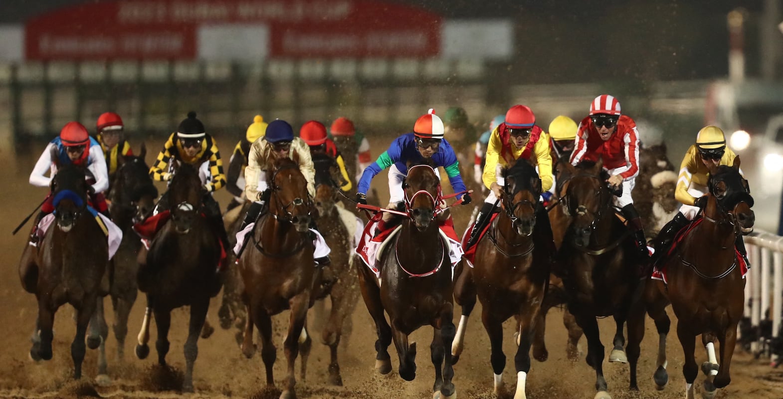 Horse Racing - Dubai World Cup - Meydan Racecourse, Dubai, United Arab Emirates - March 25, 2023 General view during the 16:35 Dubai World Cup REUTERS / Amr Alfiky