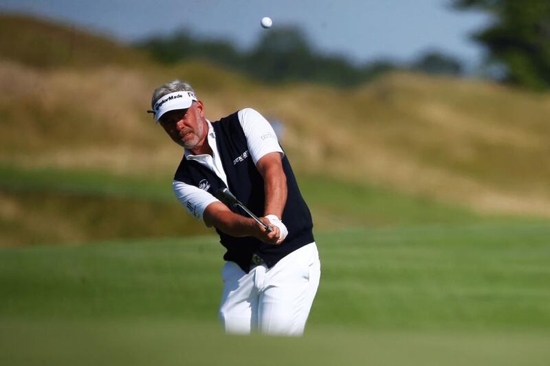 Darren Clarke, in action during the Mena Tour's Dubai Creek Open, captained Europe at the 2016 Ryder Cup. Tom Pennington / Getty Images