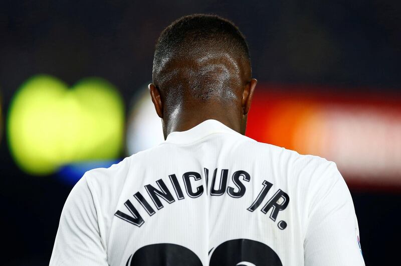 Real Madrid's Vinicius Junior. EPA