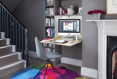 Make room for a hybrid work environment at home. Photo: Sonya Winner Rug Studio