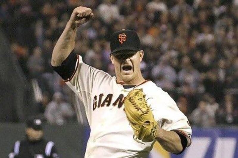 San Francisco Giants’ Matt Cain pitched the 22nd perfect game in major league history and first for the Giants.