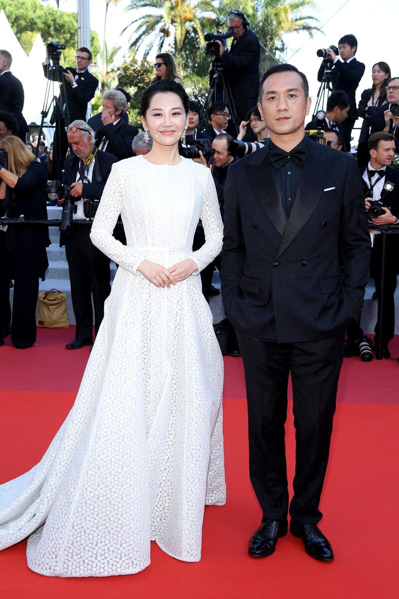 Xu Qing and Huang Jue attend the closing ceremony screening of "The Specials" during the 72nd annual Cannes Film Festival on May 25, 2019. Photo: Getty