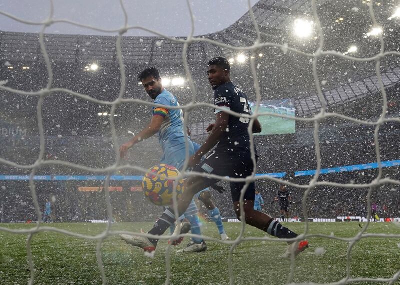 Ilkay Gundogan 8 - The German looked to enjoy playing in the snow as he didn’t misplace a pass before tucking home from inside the box. Almost had a second but was met quickly by Fabianski. AP
