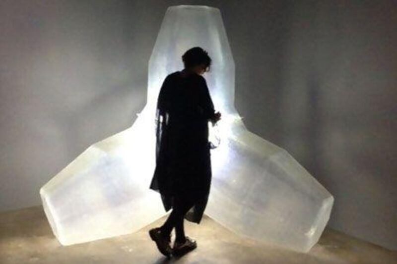 Sophia Al-Maria's sculpture Scout, part of the Gwangju Biennale. Courtesy Sophia Al-Maria