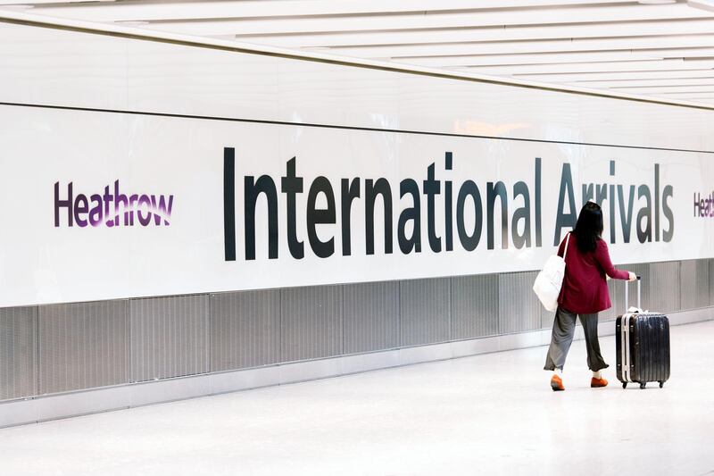 Heathrow Airport, Terminal 5A, arrivals concourse, September 2018