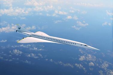 Boom's planned Overture is a 55-seat supersonic passenger jet. Courtesy Boom
