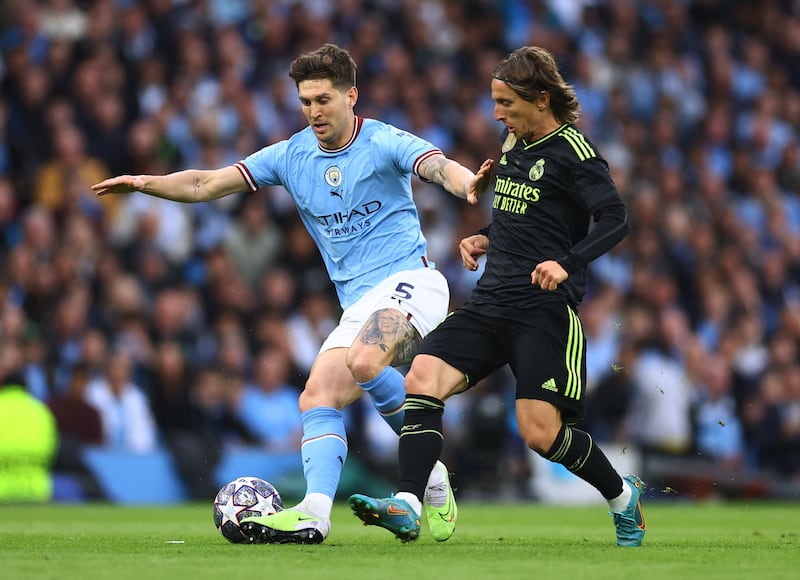 John Stones - 7. Dovetailed nicely alongside Rodri at the base of the City midfield and helped mop up loose balls. Had a pop at goal from over 25 yards out in the 11th minute, but his effort failed to trouble Courtois.  Reuters