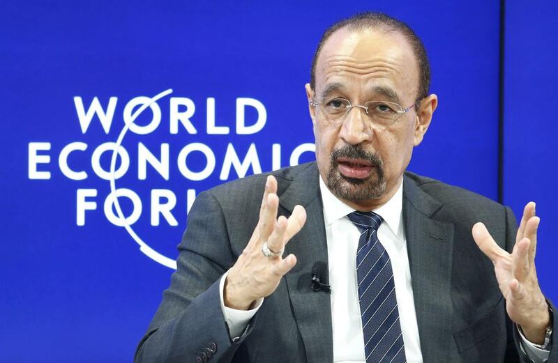 “The [National Transformation Program] has many legs, but the initial public offering of Aramco is a key one,” said Khalid Al Falih, the Saudi energy minister and chief executive of Aramco. Ruben Sprich / Reuters