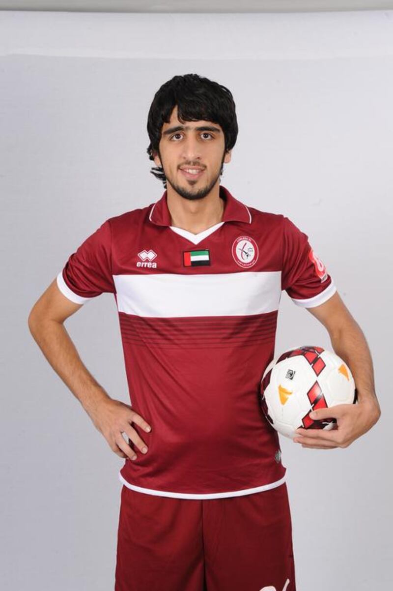 Hamid Al Kamali of Al Wahda is taking the international route of his older brother, Hamdan, and is moving to Europe on a loan deal. Photo: Al Ittihad