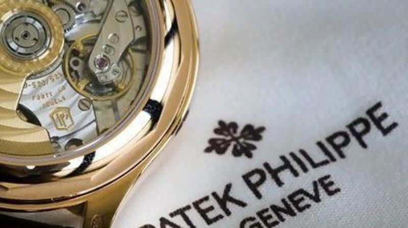 A Swiss-made Patek Philippe watch. Exports of timepieces from the country are booming. Denis Balibouse / Reuters