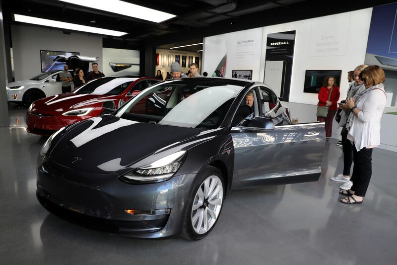 2. Tesla Model 3. Reuters