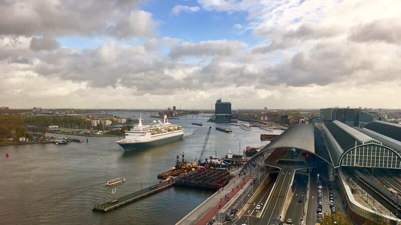 The central cruise terminal in Amsterdam is set to close. @AMS_Cruise_Port / Twitter