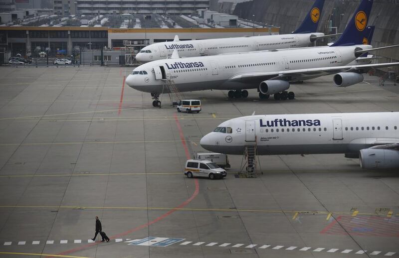 Planes of German flagship carrier Lufthansa. Kai Pfaffenbach / Reuters