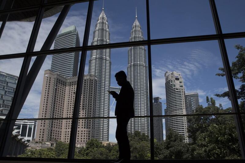 The Petronas Twin Towers can be seen in Malaysia. AP Photo