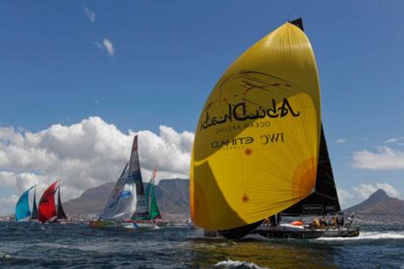 The Abu Dhabi Ocean Racing team were fourth in Cape Town's In-Port Race on Saturday.