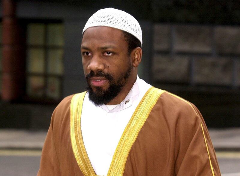 Mandatory Credit: Photo by Ben Graville/Shutterstock (407711a)ABDULLAH EL FAISALABDULLAH EL FAISAL FOUND GUILTY OF SOLICITING TO MURDER AND INCITING RACIAL HATRED, OLD BAILEY, LONDON, BRITAIN - 24 FEB 2003