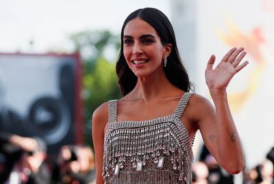 Actress Rocio Munoz Morales in a Dolce & Gabbana dress. Reuters