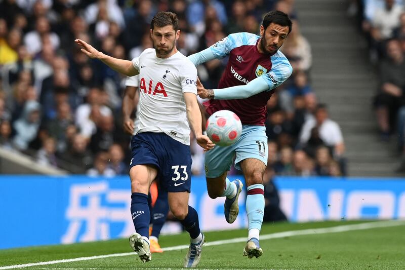 Ben Davies - 7: Struck left-footed shot straight at Pope in 15th minute. Untroubled against Burnley’s limited attacking intent until those spells in second half when the crosses were flying in AFP