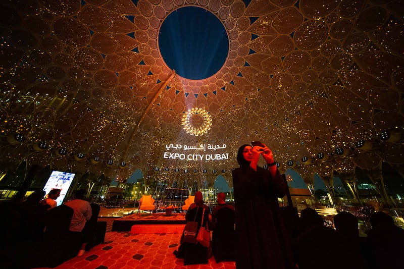 The translucent 360-degree structure was the centrepiece of Expo 2020 Dubai.

