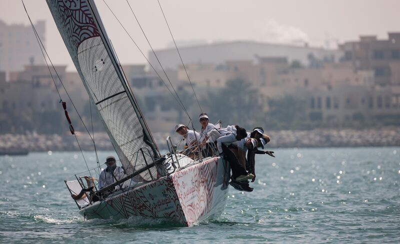 EFG Bank - Sailing Arabia The Tour 2013. .Ras Al Khaimah in port racing and prize giving..Please credit: Lloyd Images