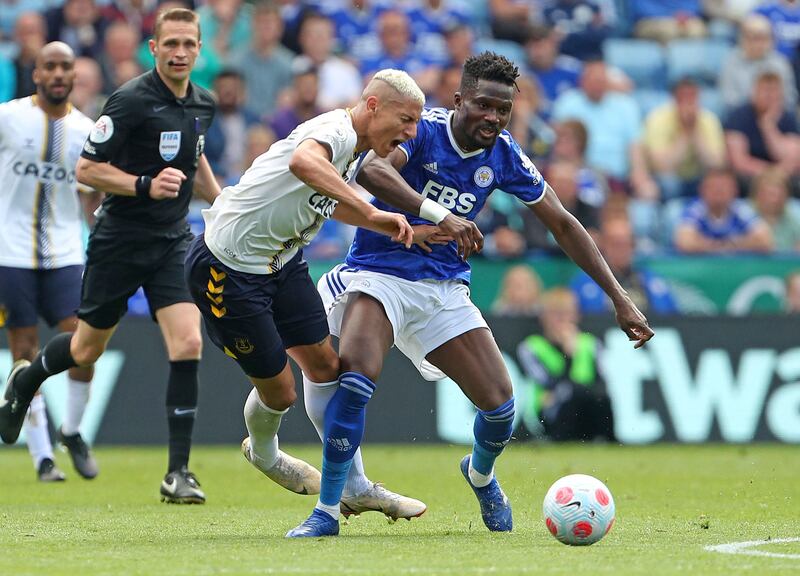 Daniel Amartey – 6. He had a shot from distance that finished narrowly over the crossbar, while at the other end he denied Richarlison a scoring opportunity. Booked. AFP