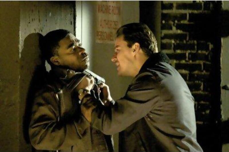 Tracy Morgan, left, and Channing Tatum in The Son of No One.