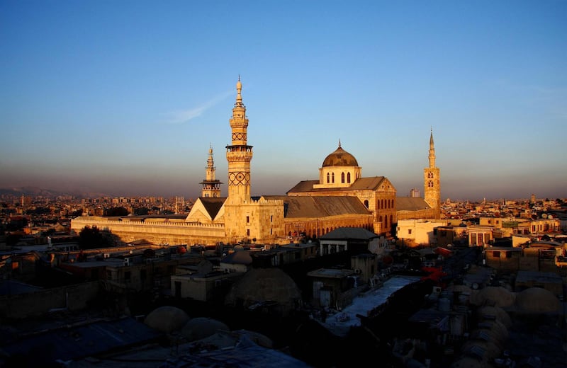 The Umayyad Mosque of Damascus, overlooking the sea of houses of the historic Old City, the entirety of which is recognised as a UNESCO World Heritage Site. © Issam Hajjar, 2007