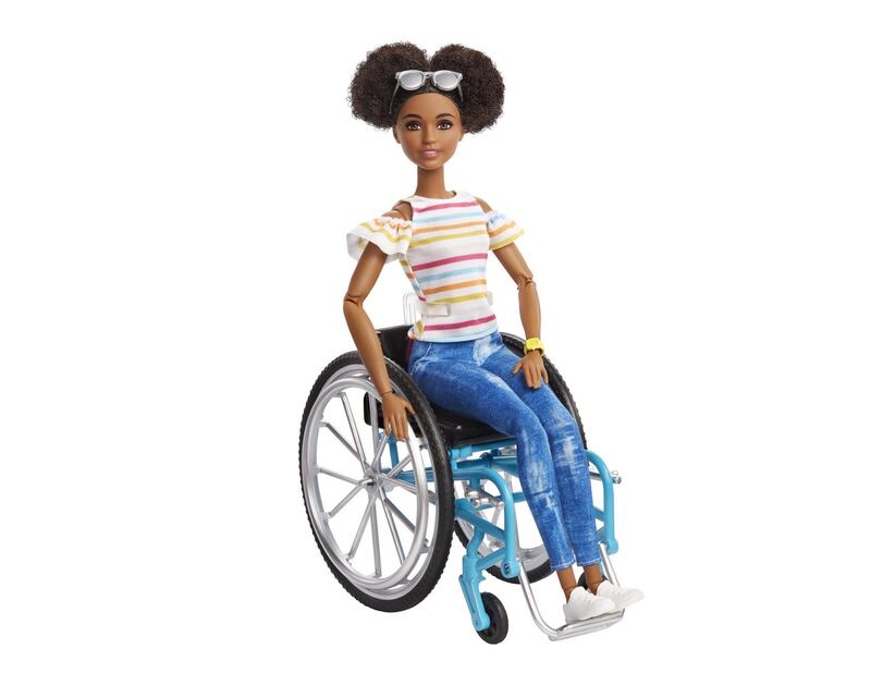 2019 Barbie Fashionistas with Wheelchair. Courtesy Mattel