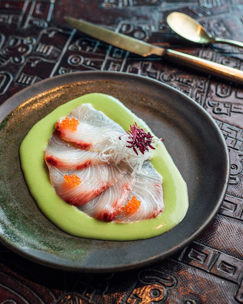 Coya will serve a selection of tiraditos.