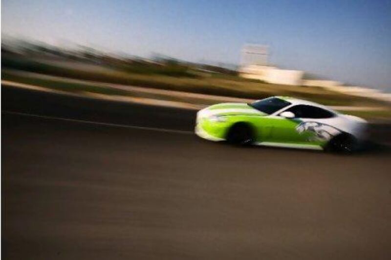 This Jaguar XKR turned heads for the wrong reasons but it is a thrilling yet comfortable ride that puts a smile on its driver's face. Andrew Henderson / The National