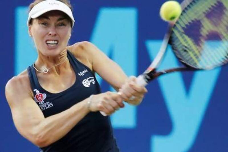 Martina Hingis has been playing World Team Tennis and has accepted a wild card to play doubles alongside Daniel Hantuchova at the Southern California Open in Carlsbad later this month. Kim Johnson Flodin / AP Photo