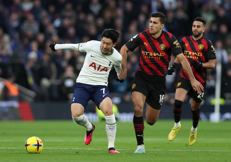 Rodri 6: Dreadful back out defence gifted ball to Spurs and led to Kane’s record-breaking goal. Weak shot easily saved by Lloris five minutes before break. Reuters