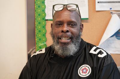 Leonard Edwards, 61, relies on Bread for the City, a Washington food bank, to make it through the month. Willy Lowry / The National