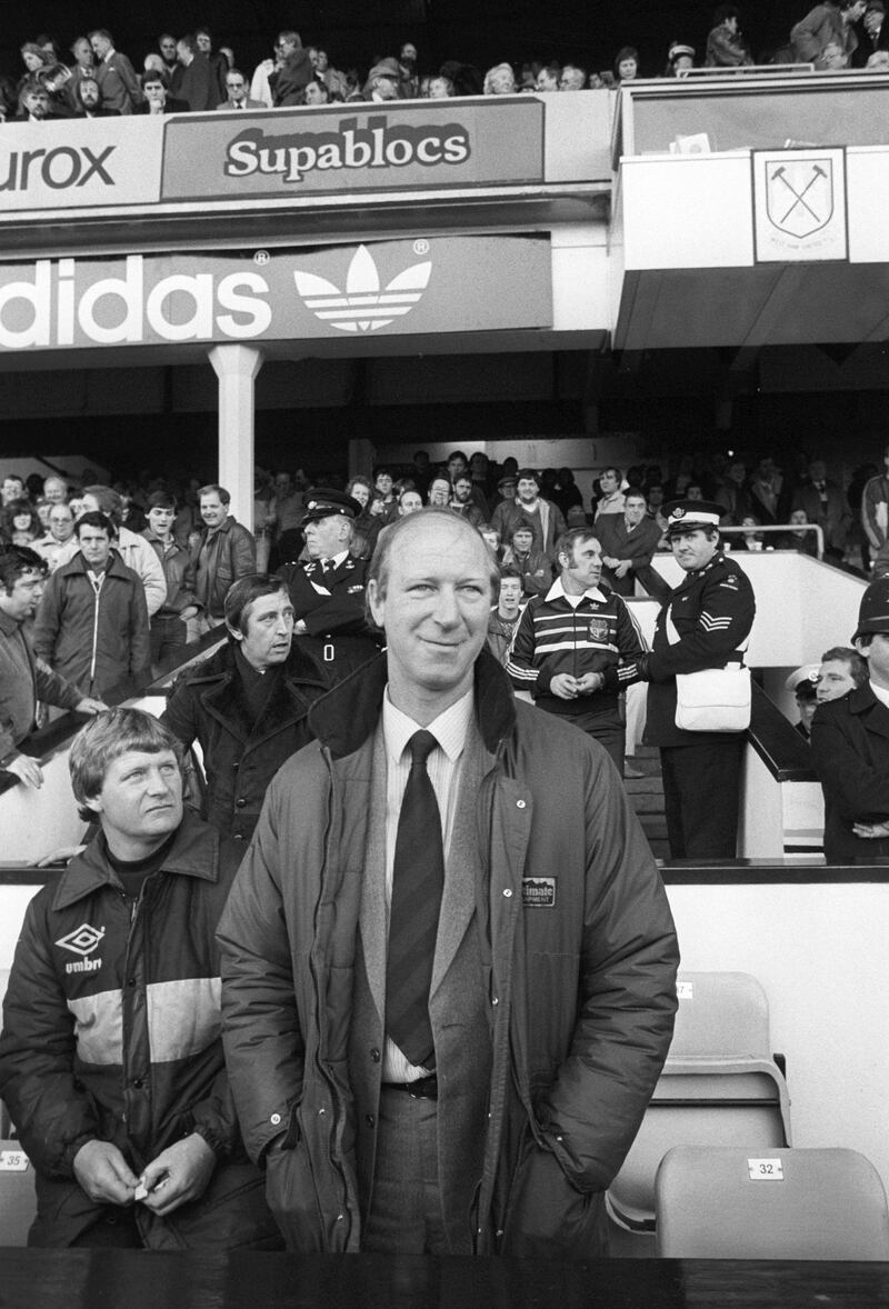 Newcastle manager Jack Charlton. PA