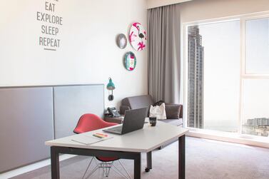 If going into the office isn't an option, you can now work from Rove Hotels for the day, via the Letswork app. Courtesy Rove Hotels 