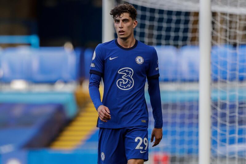 Kai Havertz – 5. Glimpses of his class early on but ultimately a frustrating outing for the German. Made way at halftime for Tomori after Christensen’s red. AP Photo