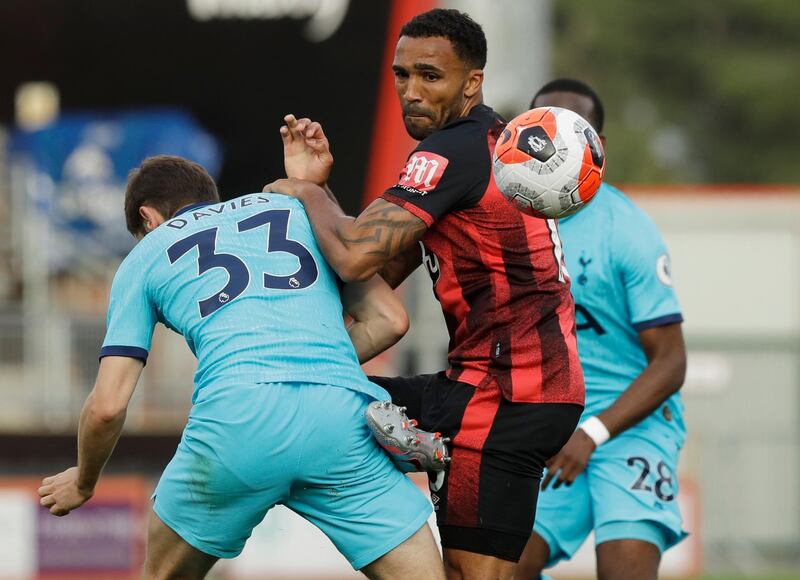 Ben Davies - 7: The Welshman let nothing and no one get past him and was involved in the aerial challenge that left Smith requiring lengthy treatment. Reuters