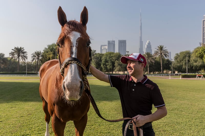 A visit to Zabeel Stables with Tadhg O’Shea, the nine-time UAE champion rider who has been named the first jockey of Zabeel Stables. Antonie Robertson / The National