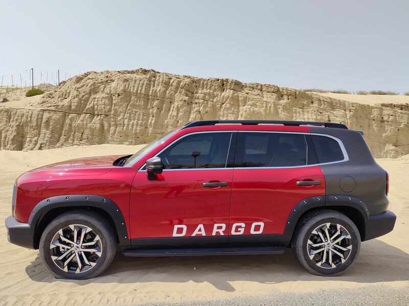 The Dargo is dimensionally similar to the Jeep Wrangler Unlimited and offers generous passenger and luggage space