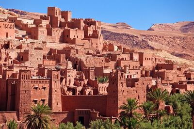 Aït Benhaddou is a 'fortified city', or ksar, along the former caravan route between the Sahara and Marrakech in present-day Morocco. Getty Images