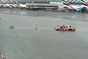 Passengers heading to Dubai International Airport faced considerable delays due to flooding. The National 