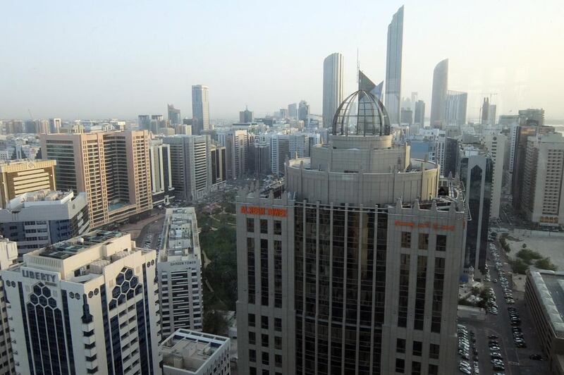 The Abu Dhabi skyline. Delores Johnson / The National