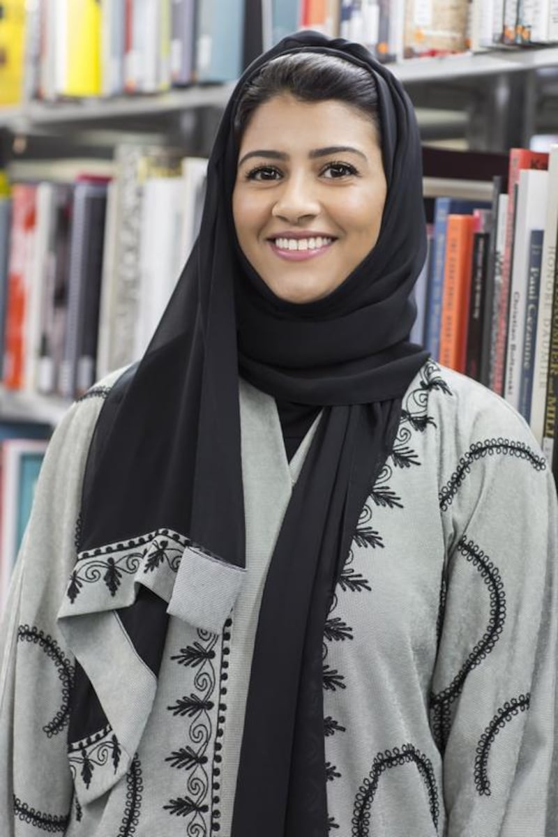 Sara Bahermez is the first Emirati from NYUAD to be awarded the Fulbright Foreign Student Scholarship. In September, Bahermez will travel to Towson University in Maryland to begin a two-year graduate program. Courtesy NYU Abu Dhabi 