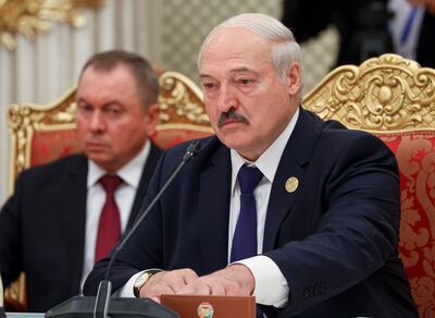 EU member states Poland and Lithuania have accused Belarusian President Alexander Lukashenko of orchestrating the illegal migration crisis on their borders. Photo: Russian Foreign Ministry Press Service via AP