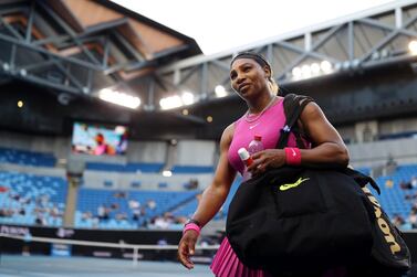 Tennis - Yarra Valley Classic - Melbourne Park, Melbourne, Australia, February 3, 2021 Serena Williams of the U.S. walks off after winning her match against Bulgaria's Tsvetana Pironkova REUTERS/Loren Elliott