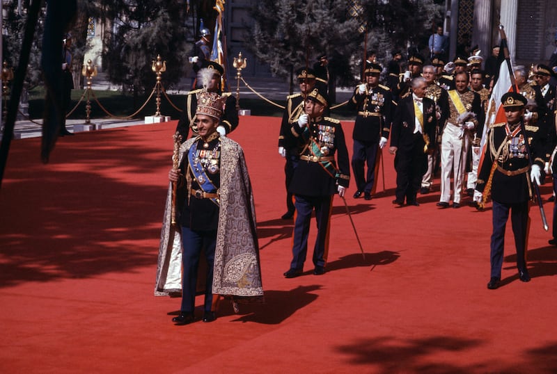 The coronation of the Shah in Tehran, in October 1967. Getty Images
