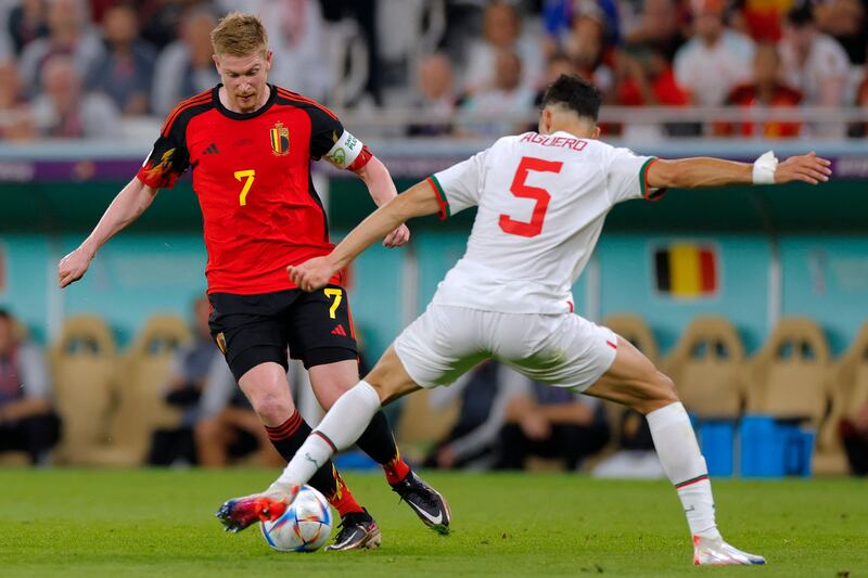 Kevin De Bruyne 5 – Yet to hit his stride at this World Cup, he cut a frustrated figure throughout. He came closest with a free-kick in the first half from a tight angle, but his effort landed on the roof of the net. AFP