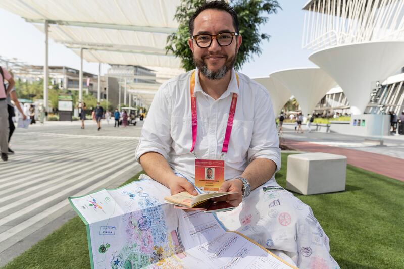 Cesar Corona, an expo enthusiast, has attended six expos over the last 20 years. All photos: Antonie Robertson / The National